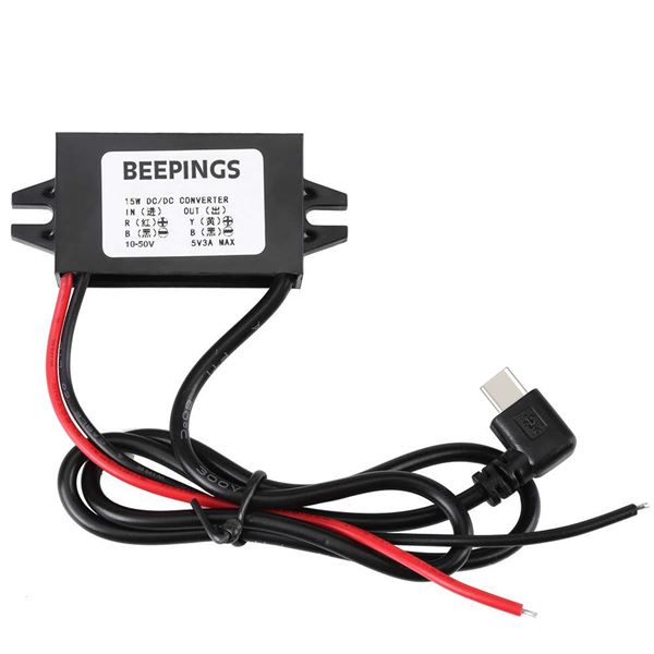 Convertisseur 10V à 50V vers USB-C 5V Beepings