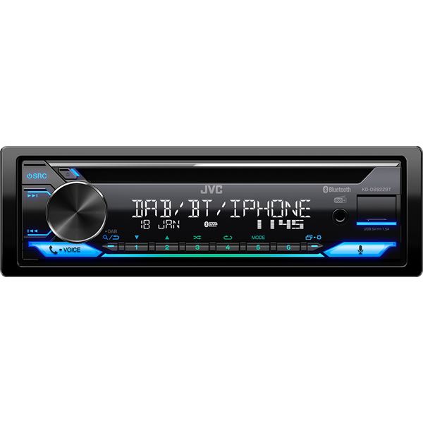 Autoradio Bluetooth DAB+ KD-DB922BT JVC