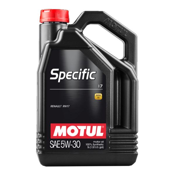 Huile moteur MOTUL Specific Renault RN17 essence/diesel 5W30 5L
