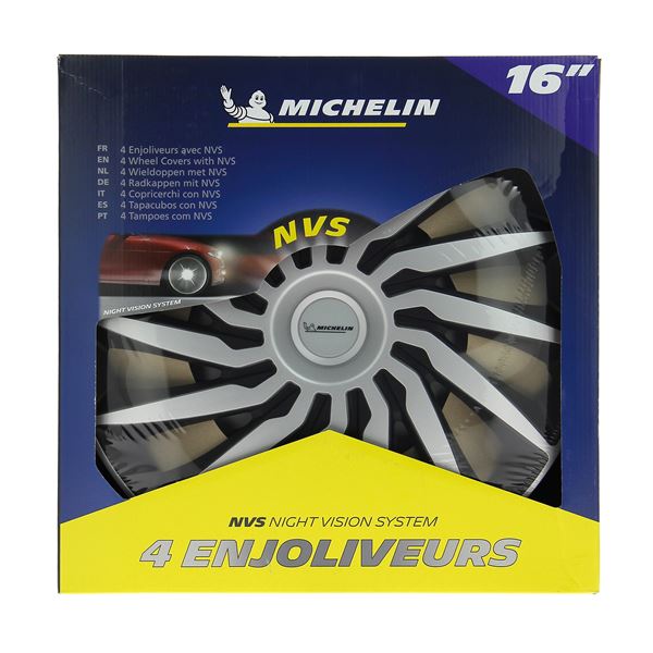 4 enjoliveurs 16 pouces Michelin Kendo