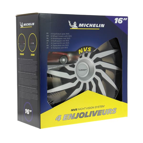 4 enjoliveurs 16 pouces Michelin Kendo