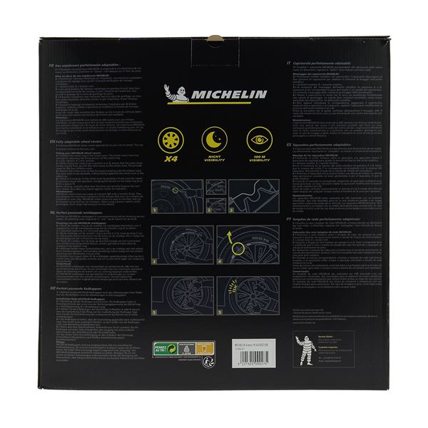 4 enjoliveurs 16 pouces Michelin Kendo