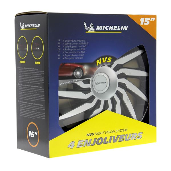 4 enjoliveurs 15 pouces Michelin Kendo