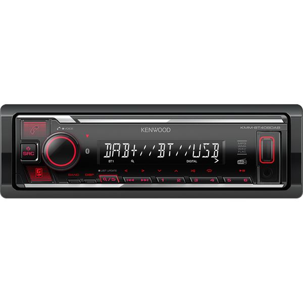 Autoradio KMM-BT408DAB + Antenne DAB+ Kenwood