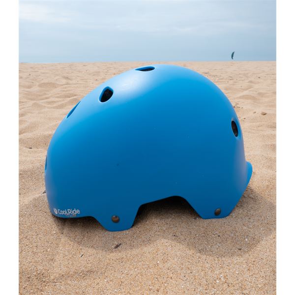 Casque vélo, trottinette enfant COOLRIDE bleu T48-54
