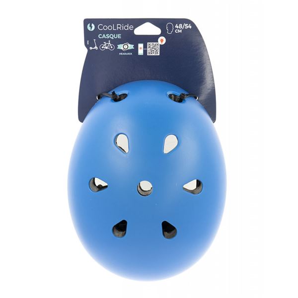Casque vélo, trottinette enfant COOLRIDE bleu T48-54
