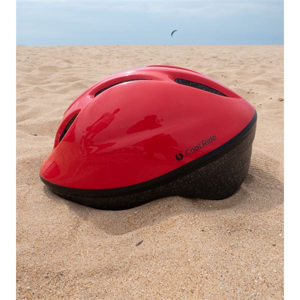 Casque vélo, trottinette enfant COOLRIDE rouge T48-54
