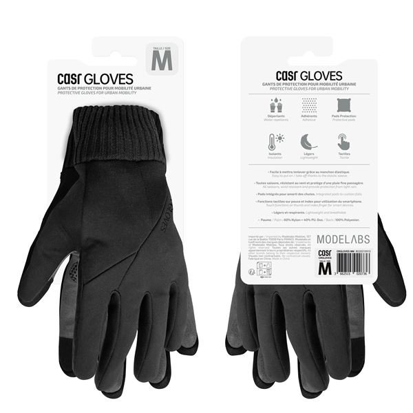 Gants de protection vélo et trottinette CASR - Taille M