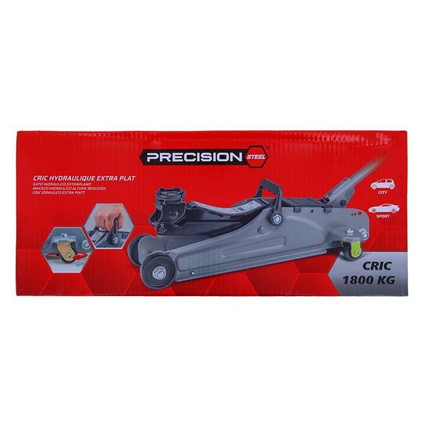 Cric rouleur plat 1.8T PRECISION STEEL