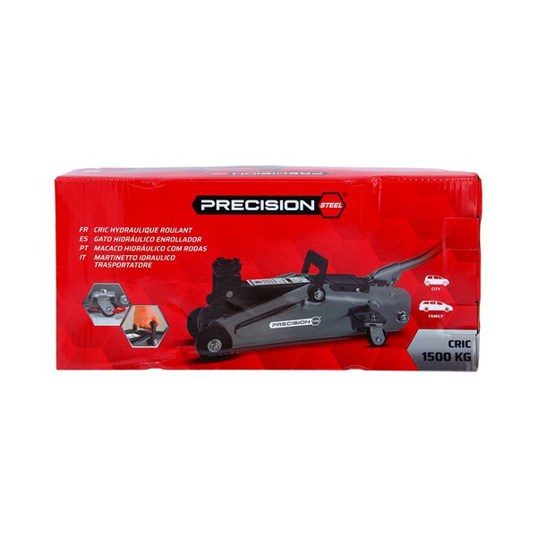 Cric hydraulique 1.5T PRECISION STEEL