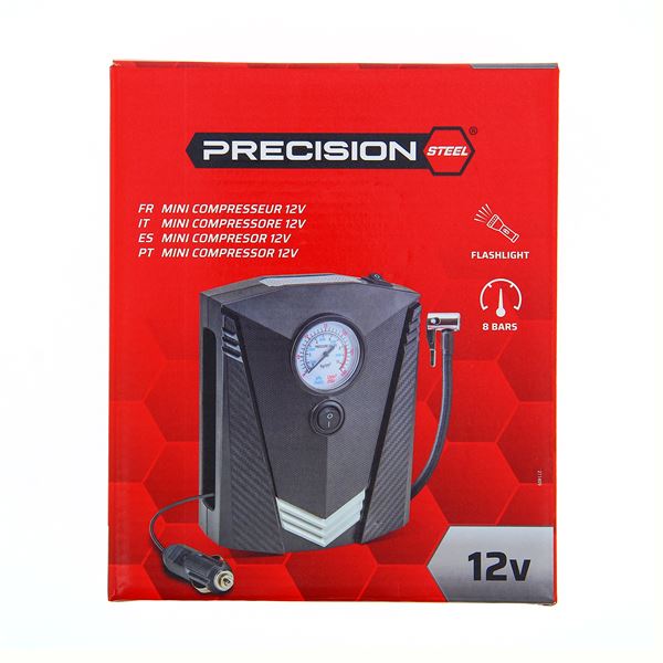 Mini compresseur 12V PRECISION STEEL