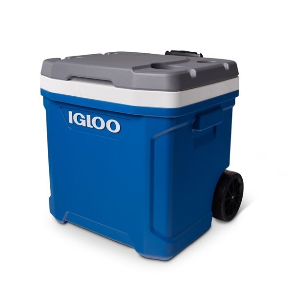 Glacière passive à roulettes Latitude 56L Bleu  Igloo