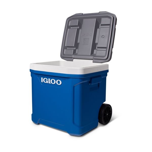 Glacière passive à roulettes Latitude 56L Bleu  Igloo