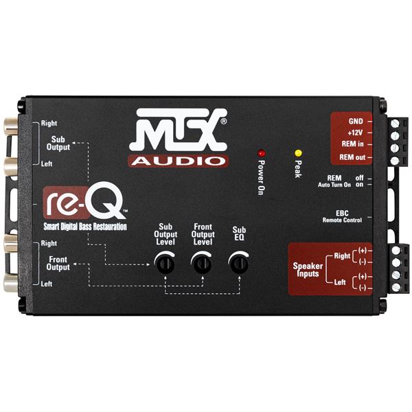 MTX re-Q - Processeur complet câbles HP vers RCA sans perte de qualité sonore