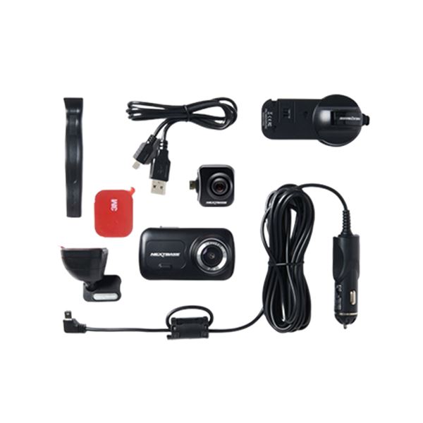 Pack caméra Dashcam 222XR + caméra arrière zoom + carte micro SD 32Go NEXTBASE