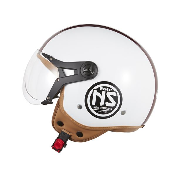 Casque moto Jet NS Blanc taille L Eole