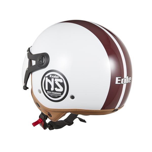 Casque moto Jet NS Blanc taille XL Eole