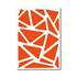 Stickers rétro réfléchissants triangles orange Fais Toi Voir x2 planches