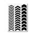 Stickers rétro réfléchissants chevrons noir Fais Toi Voir x2 planches