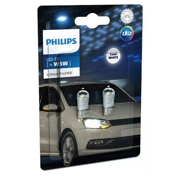 2 Ampoules LED W5W Ultinon Pro3100
