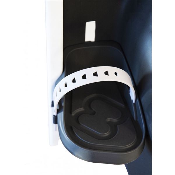 Porte-bébé CARESS Blanc fixation porte-bagage HAMAX