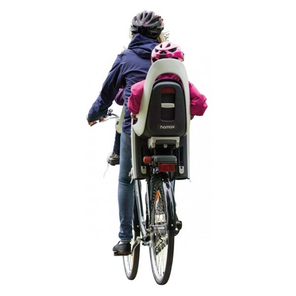 Porte-bébé CARESS Blanc fixation porte-bagage HAMAX
