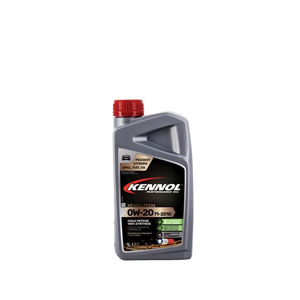 Huile moteur KENNOL REVOLUTION 0W-20 71-2010 - Essence/Diesel 1L