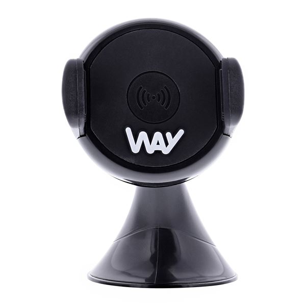 Support charge induction 10W mâchoire ventouse et grille d'aération