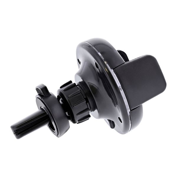 Support charge induction 10W mâchoire ventouse et grille d'aération