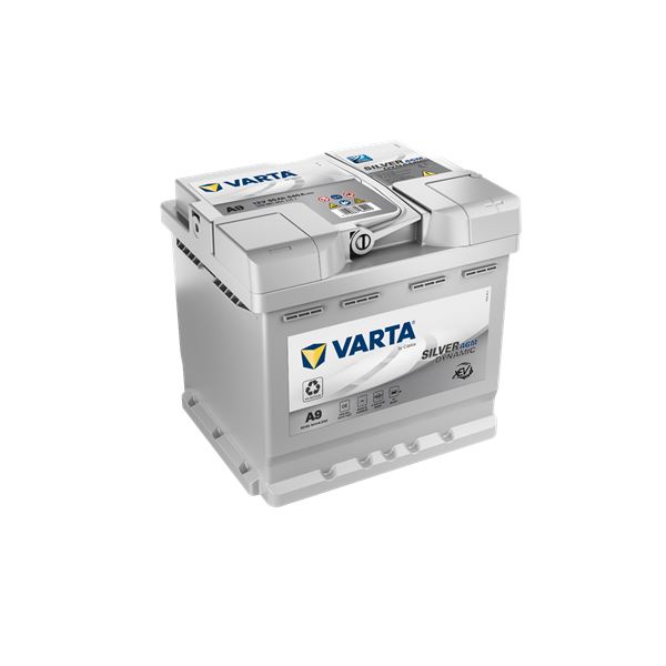 Batterie voiture Varta Start&Stop AGM A9 - 50Ah / 540A - 12V