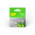 4 Piles alcalines GP AA LR06 1,5V