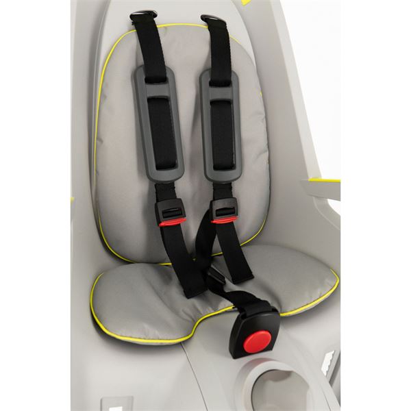 Porte-bébé HAMAX fixation cadre AMAZE gris-jaune
