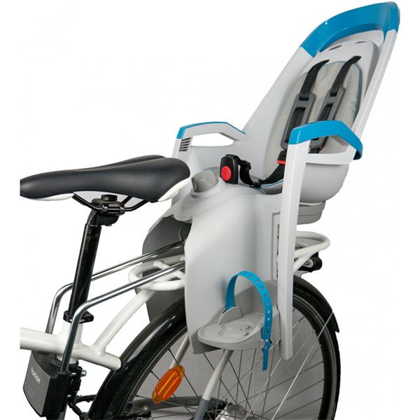 Porte-bébé HAMAX fixation cadre AMAZE gris-bleu pétrole