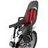 Porte-bébé ZENITH RELAX gris-rouge fixation cadre - HAMAX