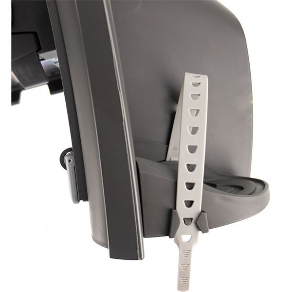 Porte-bébé ZENITH gris-noir fixation porte-bagage - HAMAX