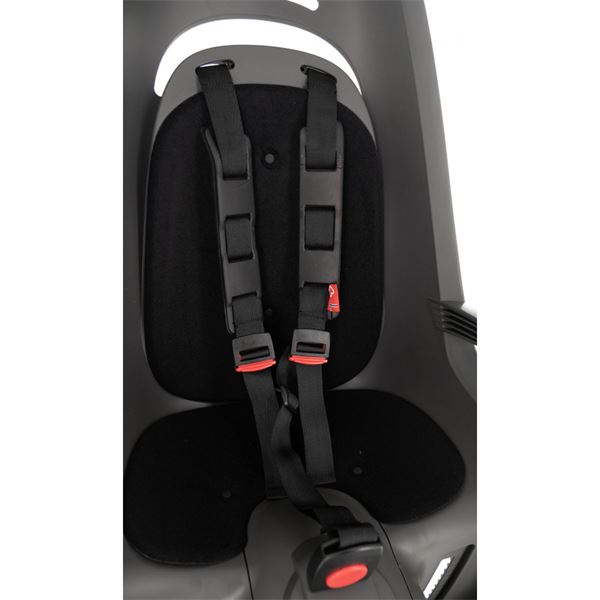 Porte-bébé ZENITH gris-noir fixation porte-bagage - HAMAX