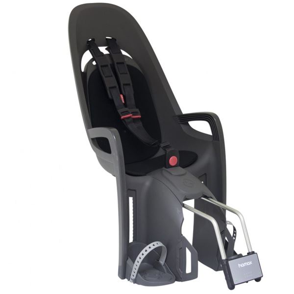 Porte-bébé ZENITH gris-noir fixation cadre - HAMAX