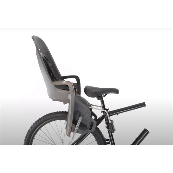Porte-bébé ZENITH gris-noir fixation cadre - HAMAX