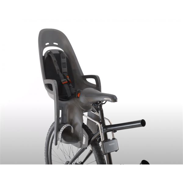 Porte-bébé ZENITH gris-noir fixation cadre - HAMAX