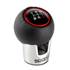 Pommeau de vitesse Lazio SPARCO noir/rouge
