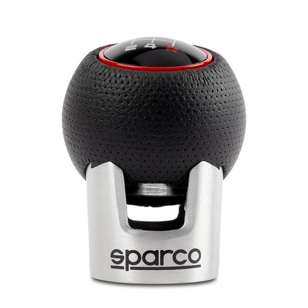 Pommeau de vitesse Lazio SPARCO noir/rouge