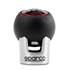 Pommeau de vitesse Lazio SPARCO noir/rouge