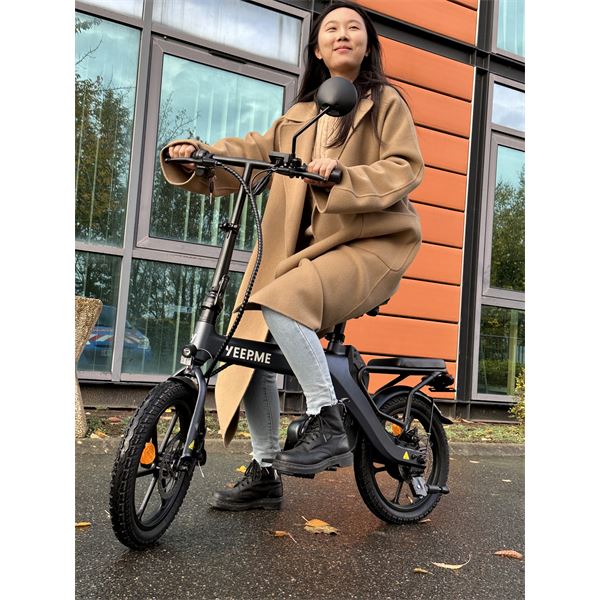 Draisienne électrique pliable adulte eSixteen grise Yeep.Me