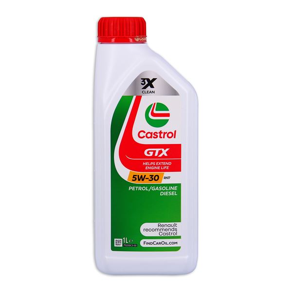Huile moteur CASTROL GTX RN17 C3 Essence/Diesel 5W30 1L