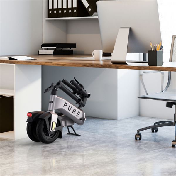 Trottinette électrique Advance Flex Gris platinum Pure Electric
