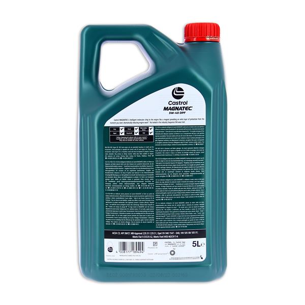 CASTROL Magnatec 5W-40 DPF, Huile Moteur, 5L