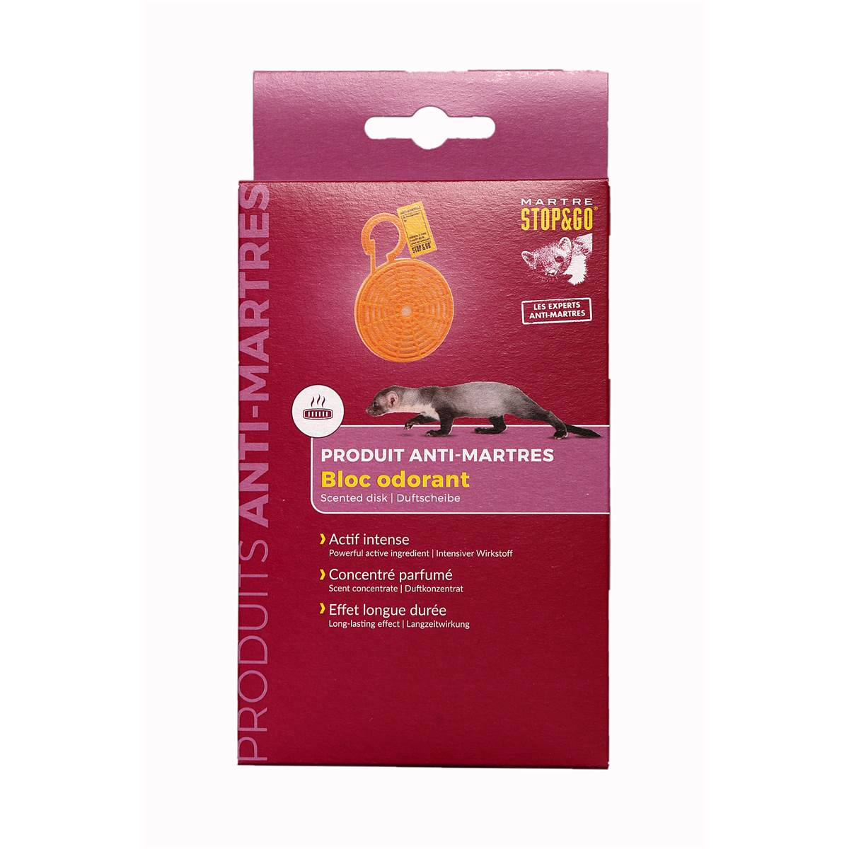 Bloc Odorant Concentré Répulsif Martres Stop&go