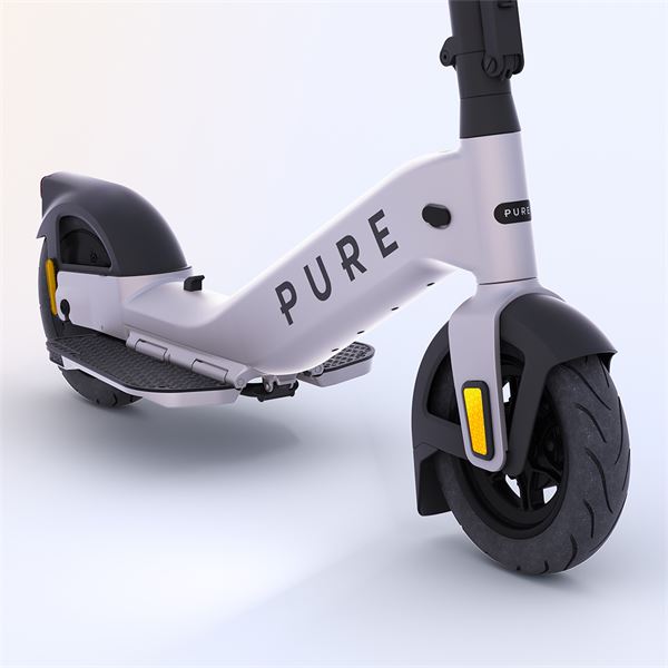 Trottinette électrique Advance + gris platinum Pure Electric