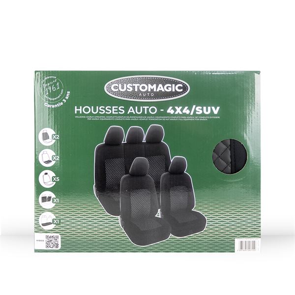 Jeu complet housse de siège universelle Korfou 4X4 / SUV