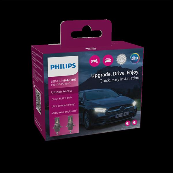 2 Ampoules H4 LED Ultinon Access (non homologuées)